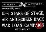 Image Campagne emprunt de guerre Toronto Ontario Canada, 1941, de la seconde 7 séquences d'archives historiques vidéo 65675072843