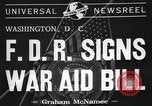 Image of Franklin Roosevelt Washington DC USA, 1941, second 3 stock footage video 65675072848