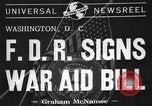 Image of Franklin Roosevelt Washington DC USA, 1941, second 4 stock footage video 65675072848