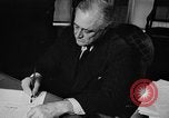 Image of Franklin Roosevelt Washington DC USA, 1941, second 9 stock footage video 65675072848