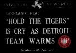Immagine di Detroit Tigers squadra di baseball Spring Training Lakeland Florida USA, 1941, secondo 1 filmato di repertorio 65675072851