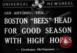 Immagine di Boston api San Antonio Texas USA, 1941, secondo 1 filmato di repertorio 65675072853