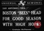 Immagine di Boston api San Antonio Texas USA, 1941, secondo 4 filmato di repertorio 65675072853
