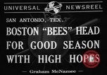 Immagine di Boston api San Antonio Texas USA, 1941, secondo 7 filmato di repertorio 65675072853