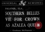 Image concours de beauté Palatka Florida USA, 1941, de la seconde 4 séquences d'archives historiques vidéo 65675072854