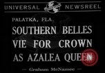 Image concours de beauté Palatka Florida USA, 1941, de la seconde 6 séquences d'archives historiques vidéo 65675072854