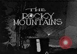 Standbild Rocky Mountains Pikes Peak Colorado USA, 1922, aus Sekunde 1 historischem Filmmaterial Videoclip 65675072884
