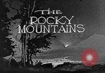 Standbild Rocky Mountains Pikes Peak Colorado USA, 1922, aus Sekunde 17 historischem Filmmaterial Videoclip 65675072884