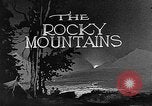 Standbild Rocky Mountains Pikes Peak Colorado USA, 1922, aus Sekunde 19 historischem Filmmaterial Videoclip 65675072884
