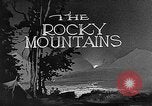 Standbild Rocky Mountains Pikes Peak Colorado USA, 1922, aus Sekunde 20 historischem Filmmaterial Videoclip 65675072884