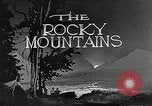Standbild Rocky Mountains Pikes Peak Colorado USA, 1922, aus Sekunde 21 historischem Filmmaterial Videoclip 65675072884
