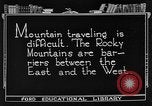 Standbild Rocky Mountains Rocky Mountains United States USA, 1922, aus Sekunde 1 historischem Filmmaterial Videoclip 65675072885