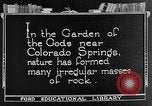 Standbild Der Garten der Götter Colorado Springs Colorado USA, 1922, aus Sekunde 1 historischem Filmmaterial Videoclip 65675072886