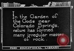 Standbild Der Garten der Götter Colorado Springs Colorado USA, 1922, aus Sekunde 4 historischem Filmmaterial Videoclip 65675072886