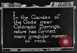 Standbild Der Garten der Götter Colorado Springs Colorado USA, 1922, aus Sekunde 9 historischem Filmmaterial Videoclip 65675072886