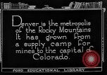 Image of Downtown Denver Denver Colorado USA, 1922, second 3 stock footage video 65675072891