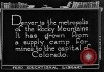 Image of Downtown Denver Denver Colorado USA, 1922, second 9 stock footage video 65675072891