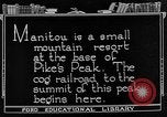 Immagine di Cog Railway Pikes Peak Colorado USA, 1922, secondo 3 filmato di repertorio 65675072892