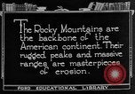 Image paysages Rocky Mountains United States USA, 1922, de la seconde 3 séquences d'archives historiques vidéo 65675072894