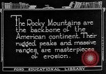 Image paysages Rocky Mountains United States USA, 1922, de la seconde 4 séquences d'archives historiques vidéo 65675072894