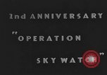 Standbild Betrieb Skywatch United States USA, 1953, aus Sekunde 10 historischem Filmmaterial Videoclip 65675072912