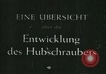 Standbild Fa 223 Hubschrauber Deutschland, 1942, aus Sekunde 5 historischem Filmmaterial Videoclip 65675072916