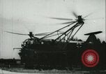 Standbild Fa 223 Hubschrauber Deutschland, 1942, aus Sekunde 34 historischem Filmmaterial Videoclip 65675072916