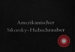 Immagine di Sikorsky VS-300 United States USA, 1941, secondo 1 filmato di repertorio 65675072919