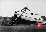 Standbild Prototyp C30 (G-ACFI) wingless Cierva autogiro London England, 1934, aus Sekunde 6 historischem Filmmaterial Videoclip 65675072920