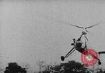Standbild Prototyp C30 (G-ACFI) wingless Cierva autogiro London England, 1934, aus Sekunde 42 historischem Filmmaterial Videoclip 65675072920