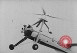 Standbild Prototyp C30 (G-ACFI) wingless Cierva autogiro London England, 1934, aus Sekunde 48 historischem Filmmaterial Videoclip 65675072920