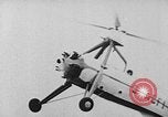 Standbild Prototyp C30 (G-ACFI) wingless Cierva autogiro London England, 1934, aus Sekunde 49 historischem Filmmaterial Videoclip 65675072920