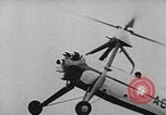 Standbild Prototyp C30 (G-ACFI) wingless Cierva autogiro London England, 1934, aus Sekunde 50 historischem Filmmaterial Videoclip 65675072920