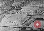 Image of Autogyro delivers mail to top of Post Office building United States USA, 1935, second 17 stock footage video 65675072921