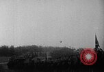Image of Kellett KD-1 autogiro flies over troops in maneuvers United States USA, 1934, second 5 stock footage video 65675072922