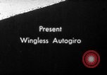 Image of Tests of prototype Cierva C30 wingless autogiro London England United Kingdom, 1934, second 1 stock footage video 65675072924