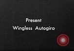 Image of Tests of prototype Cierva C30 wingless autogiro London England United Kingdom, 1934, second 4 stock footage video 65675072924