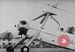 Image of Tests of prototype Cierva C30 wingless autogiro London England United Kingdom, 1934, second 18 stock footage video 65675072924