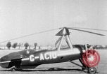 Image of Views of Cierva C30 Autogiro (G-ACIO)  Philadelphia Pennsylvania USA, 1935, second 3 stock footage video 65675072925