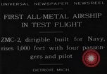 Image of ZMC-2 airship Detroit Michigan USA, 1929, second 3 stock footage video 65675072929