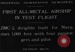 Image of ZMC-2 airship Detroit Michigan USA, 1929, second 4 stock footage video 65675072929