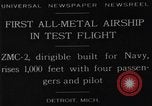 Image of ZMC-2 airship Detroit Michigan USA, 1929, second 6 stock footage video 65675072929