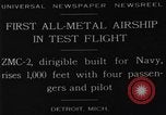 Image of ZMC-2 airship Detroit Michigan USA, 1929, second 7 stock footage video 65675072929
