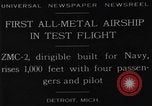 Image of ZMC-2 airship Detroit Michigan USA, 1929, second 9 stock footage video 65675072929