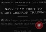 Image of Gridiron training Annapolis Maryland USA, 1929, second 1 stock footage video 65675072930