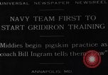 Image of Gridiron training Annapolis Maryland USA, 1929, second 4 stock footage video 65675072930