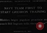 Image of Gridiron training Annapolis Maryland USA, 1929, second 5 stock footage video 65675072930