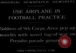 Immagine di Pratica di gioco del calcio San Francisco California USA, 1929, secondo 14 filmato di repertorio 65675072933
