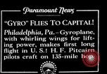 Image of autogyro Washington DC USA, 1928, second 5 stock footage video 65675072943