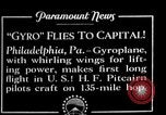 Image of autogyro Washington DC USA, 1928, second 8 stock footage video 65675072943